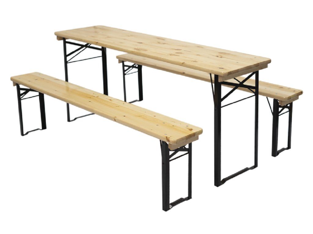 Pivní sety k zapůjčení – skládací stůl a 2 lavice 220 cm